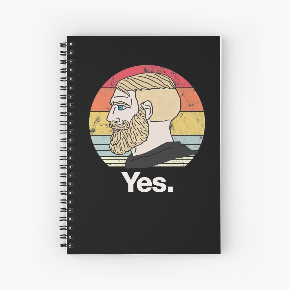 Yes Chad Meme Notebook: Journal for Kids, Teens, Gamers (6 x 9 in.) : Inc.,  Meme Notebooks: : Books