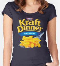 Kraft Dinner Mac 'n' Cheese T-Shirt Women's Fitted Scoop T-Shirt
