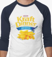 Kraft Dinner Mac 'n' Cheese T-Shirt Men's Baseball ¾ T-Shirt