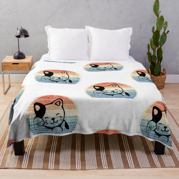 Item preview, cute cat colorful retro logo designed and sold by pirminio.