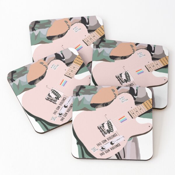 Item preview, Harry Styles guitar image sticker one direction designed and sold by LotteSmits.