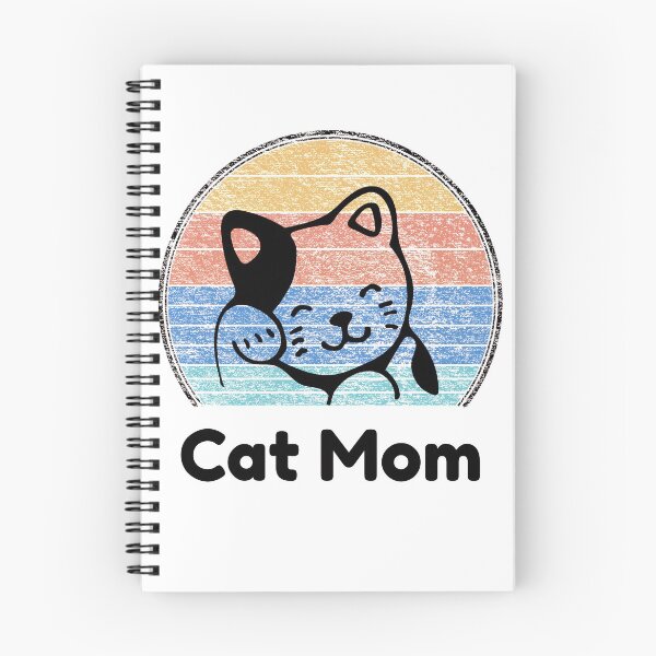 Item preview, cat mom colorful vintage logo designed and sold by pirminio.