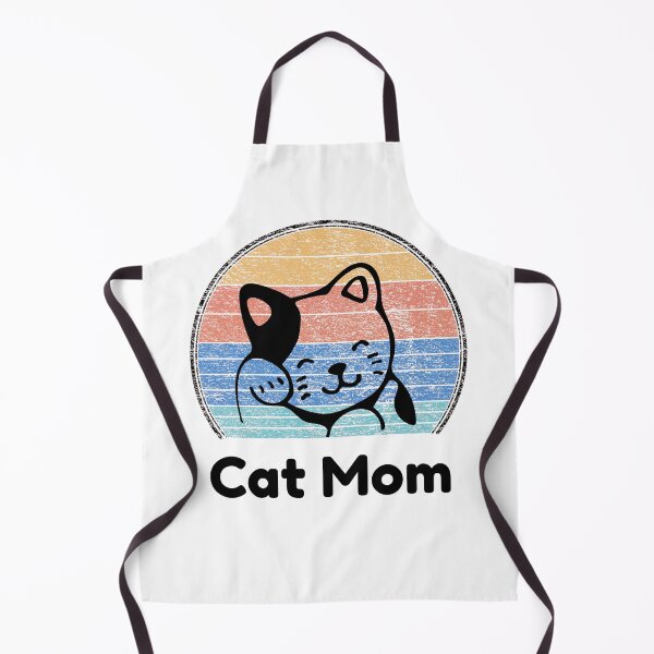 Item preview, cat mom colorful vintage logo designed and sold by pirminio.