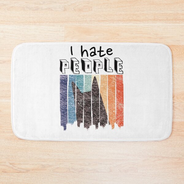 Item preview, i hate people cat  designed and sold by pirminio.