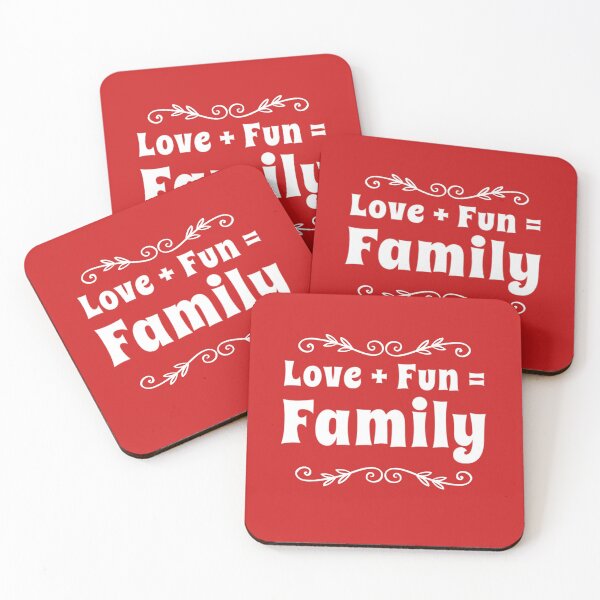 Item preview, Love + Fun = Family  designed and sold by BlessItAllTees.