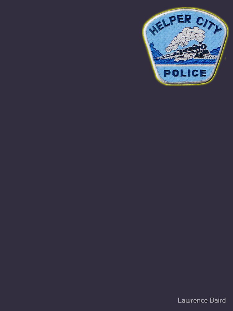 "Helper City Utah Police Department " Tshirt for Sale by lawrencebaird
