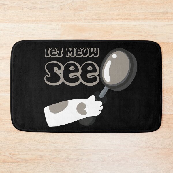 Item preview, Let Meow See Funny Detective Cat Drawing designed and sold by PandaSoul.