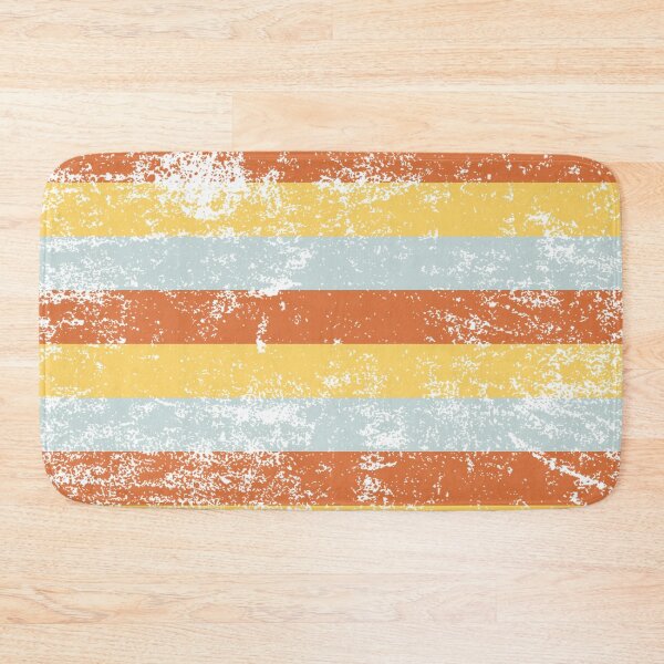 Item preview, Warm Summer Distressed Stripey Pattern Design designed and sold by RhubarbMyrtle.