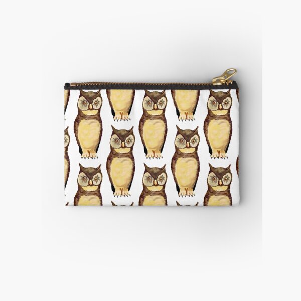 Item preview, Antique Inspired Fluffy Owl, Digital Painting, Repeating Pattern designed and sold by Nicolette Olivier.