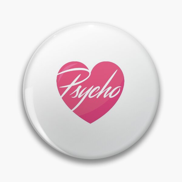 Item preview, Sweet But Psycho Pink Heart Cursive designed and sold by andr0narak.