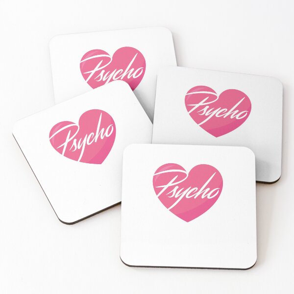 Item preview, Sweet But Psycho Pink Heart Cursive designed and sold by andr0narak.