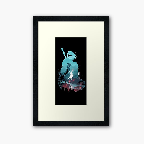 Nier Automata 2B waifu Framed Art Print