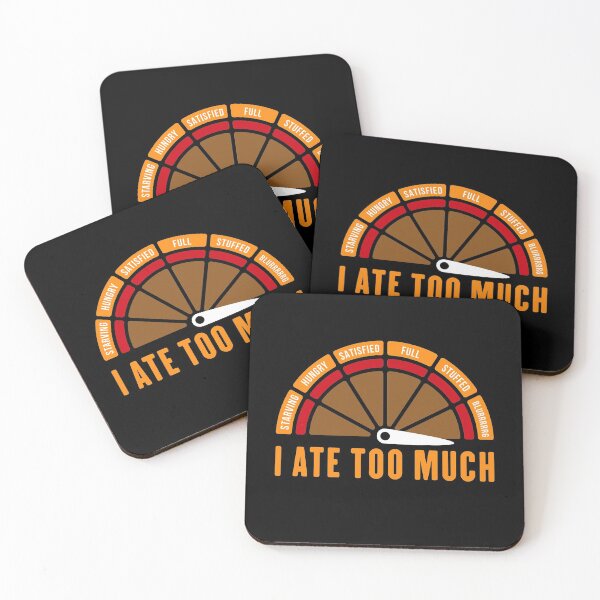 Item preview, Thanksgiving Turkey Dinner Meter | Ate Too Much  designed and sold by Maria Garcia.
