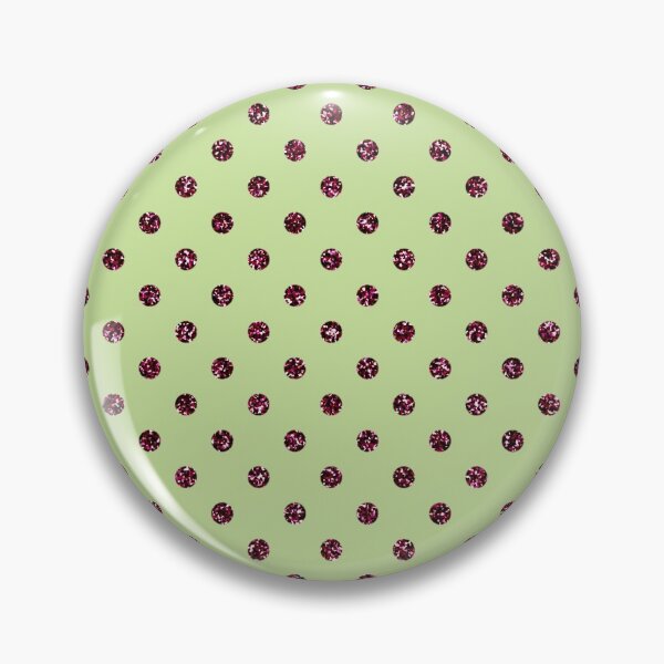 Item preview, Sparkling Purple Polka Dots on Lime Green Background designed and sold by BloomCatB.