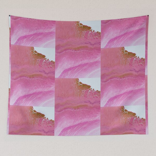 Item preview, Pink and Gold Dutch Pour 4 designed and sold by crystalorrainee.