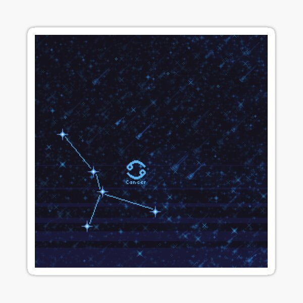 Zodiac Constellation Cancer Sticker