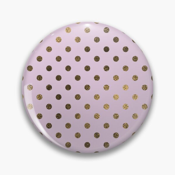 Item preview, Sparkling Golden Polka Dots on Baby Pink Background designed and sold by BloomCatB.