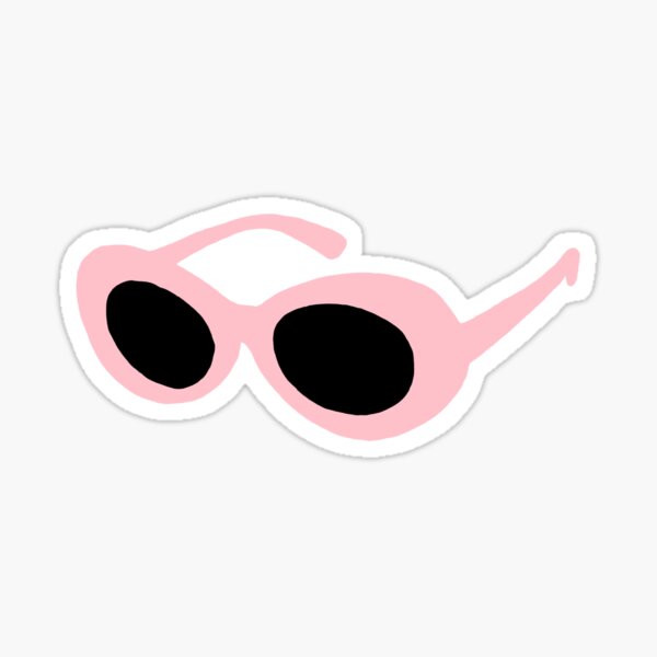 Clout Goggles Stickers Redbubble - clout goggles roblox