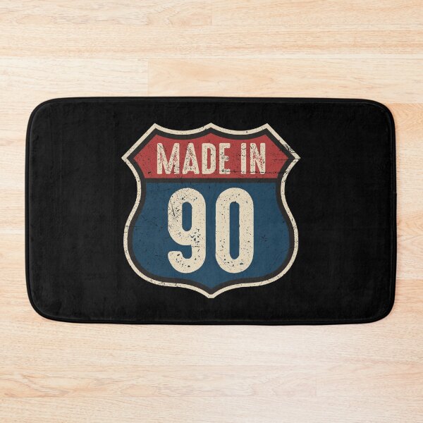 Item preview, Vintage 1990 Trucker Birthday 32 Years Old Interstate Shield designed and sold by MintaApparel.