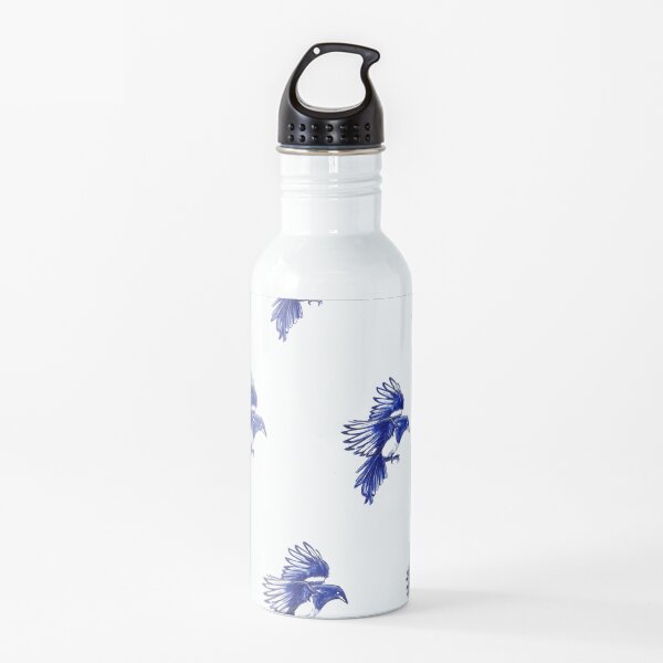 A flock of Magpies Water Bottle