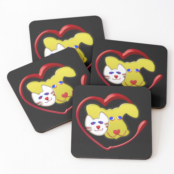 Item preview, DOG AND KITTEN ARE THE BEST FRIENDS - INTERNATIONAL DAY OF HOMELESS ANIMALS designed and sold by Ralek.