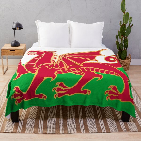 Item preview, Wales Welsh National Flag - Baner Cymru designed and sold by BleuSky.