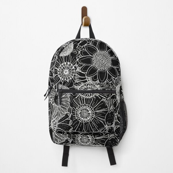 Item preview, Boho Flower Pattern Black & White designed and sold by briannaderro.
