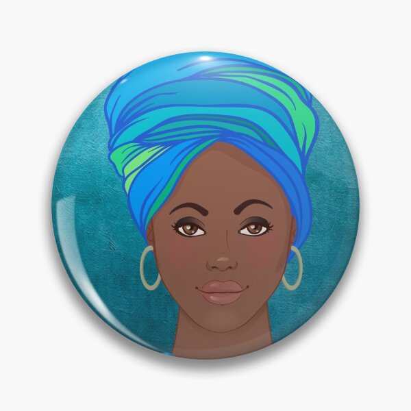Item preview,  Tribal Blue African Queen  designed and sold by LaceRenee.