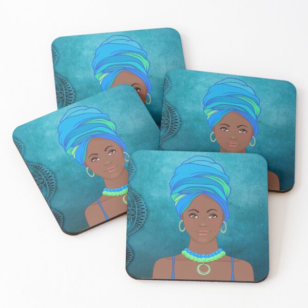 Item preview,  Tribal Blue African Queen  designed and sold by LaceRenee.