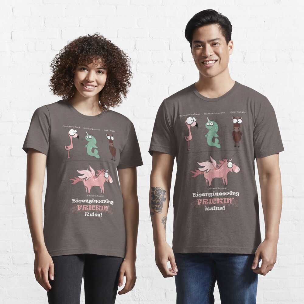 Bionegnieering+Unicorns = Win! [dark - SFW] Essential T-Shirt