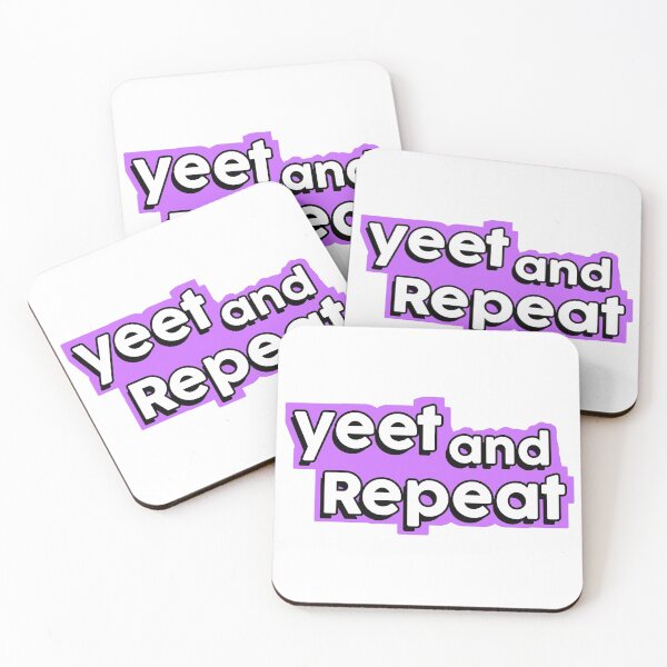 Item preview, Yeet and repeat laptop sticker designed and sold by thehollowpoint.