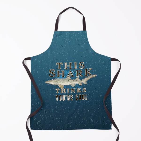 Item preview, This Shark thinks you're cool - retro pattern designed and sold by amazimals.