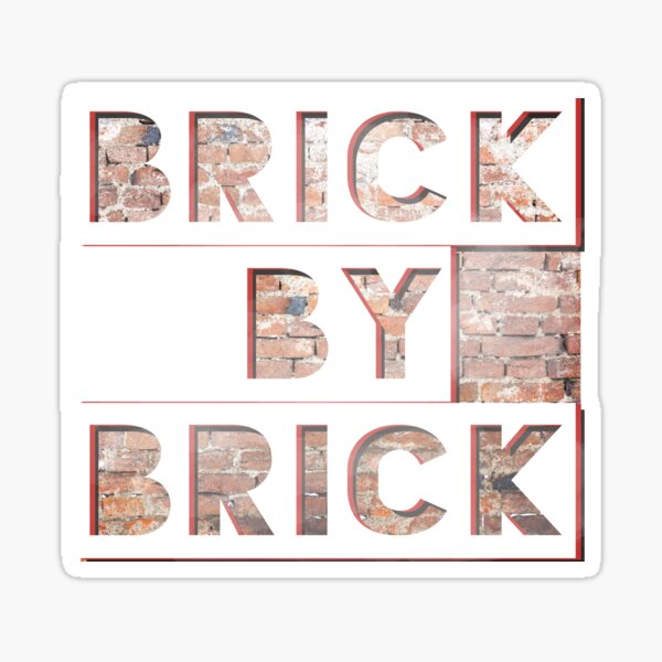 Brick By Brick Stencil