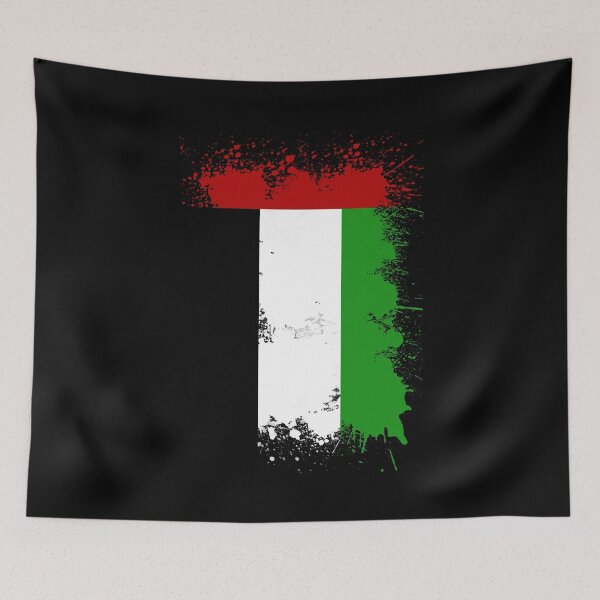 Artikelvorschau, Emiraten Flagge Farbfleck Geschenkidee entworfen und verkauft von Argentini.