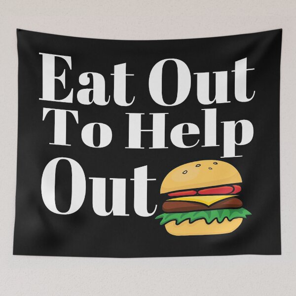 Item preview, Eat Out To Help Out designed and sold by stevenwoodcock.