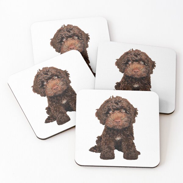 Item preview, Cockapoo Chocolate Puppy Dog Poodle Mix designed and sold by Elarex.