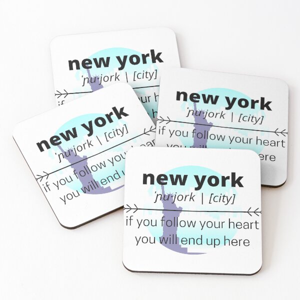 Item preview, Follow Your Heart and End in New York designed and sold by Travelodonia.