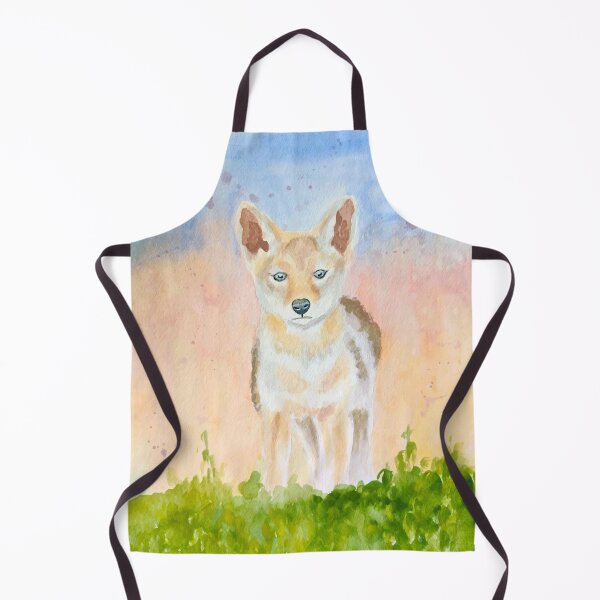 Item preview, Cute Coyote Pup Wildlife Colorful Watercolor designed and sold by MariaWorkman.