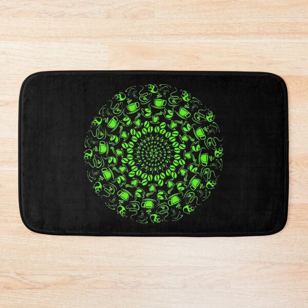 Item preview, Green coffee mandala designed and sold by joshuayule.