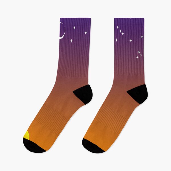 Item preview, Nightfall and gradient sunset, with stars in the night sky designed and sold by NNAANN.