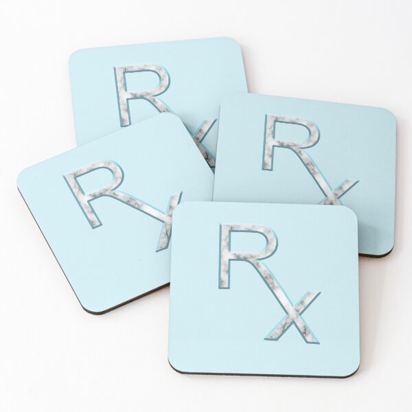 Item preview, Rx Pharmacy Marble Icon designed and sold by MaryaMeerkat.