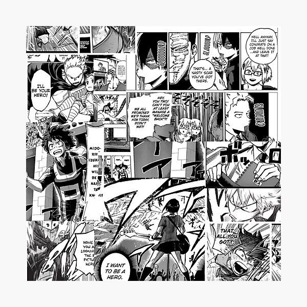 Hawks Manga Panel Photographic Print By Happyemowaffle Redbubble