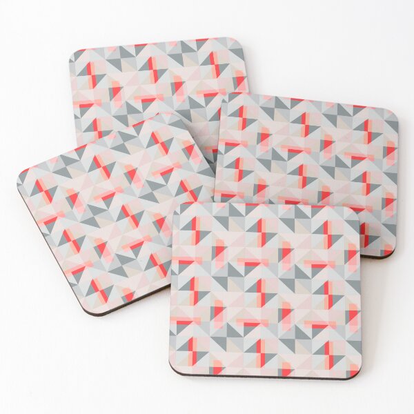 Item preview, Triangles with red rectangles designed and sold by lisoks.