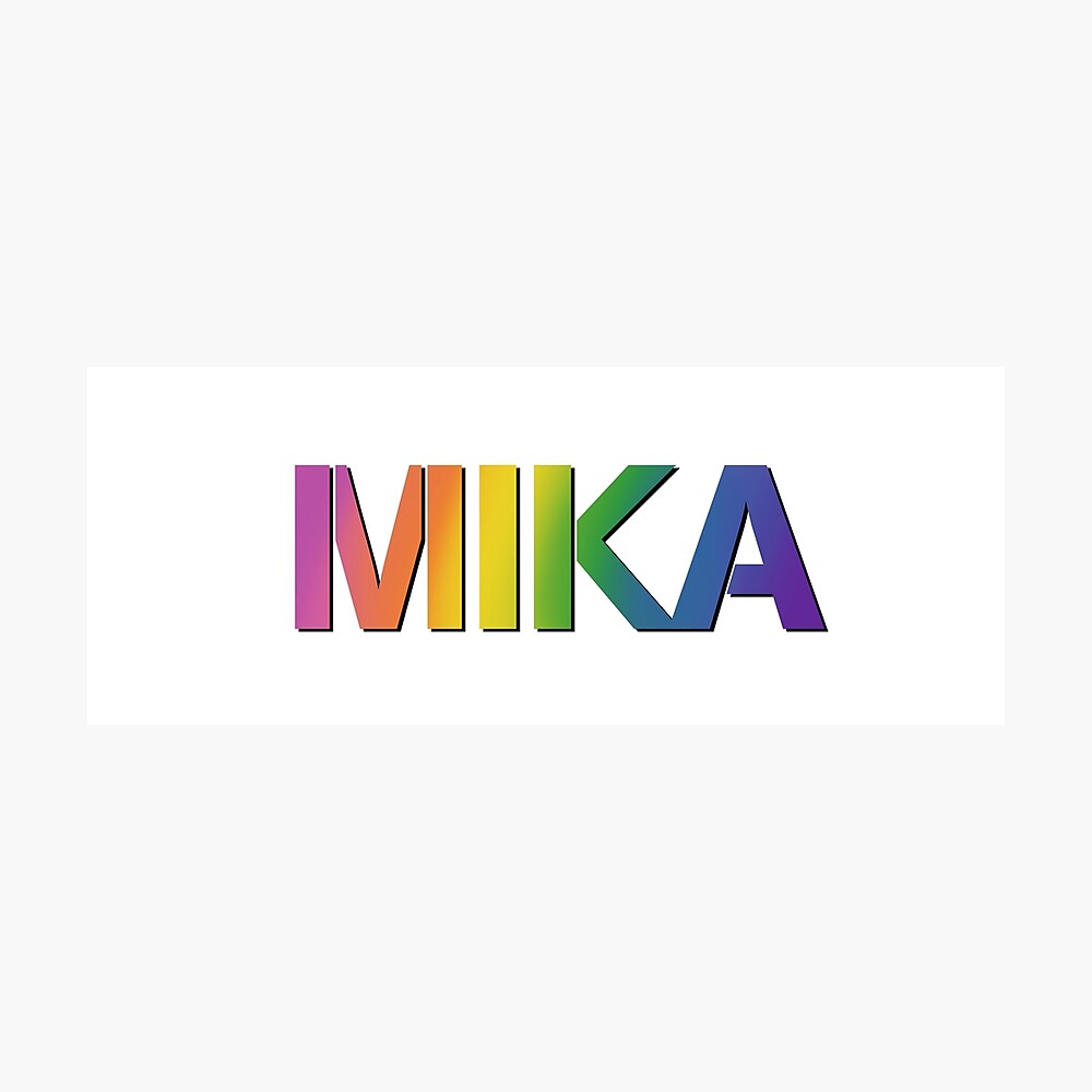 Mika Regenbogen Poster Von Anna Brocs Redbubble