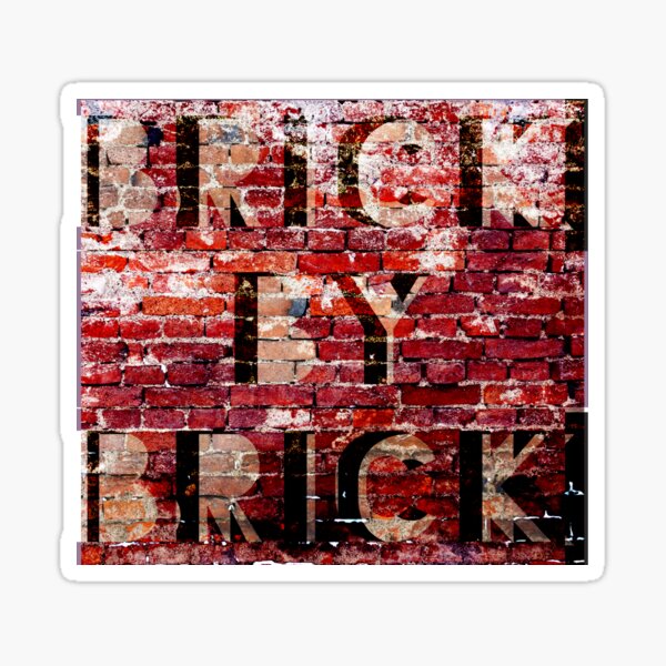 Brick By Brick Stencil