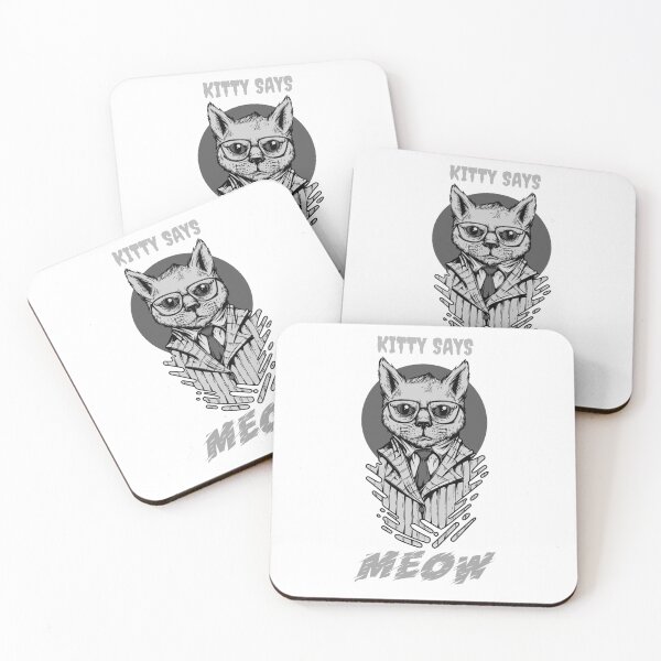 Item preview, Cute professional Kitty says MEOW designed and sold by Salkian.