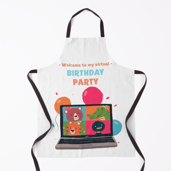 Item preview, Kids quarantine birthday party "Welcome to my virtual birthday party" funny quote. Kids gift for virtual birthday party designed and sold by TamGustam.
