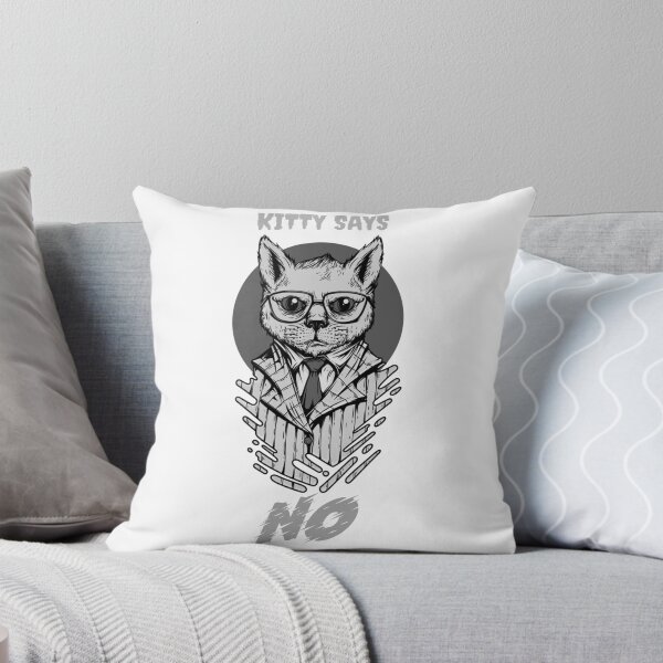 Item preview, Cute professional Kitty says No designed and sold by Salkian.