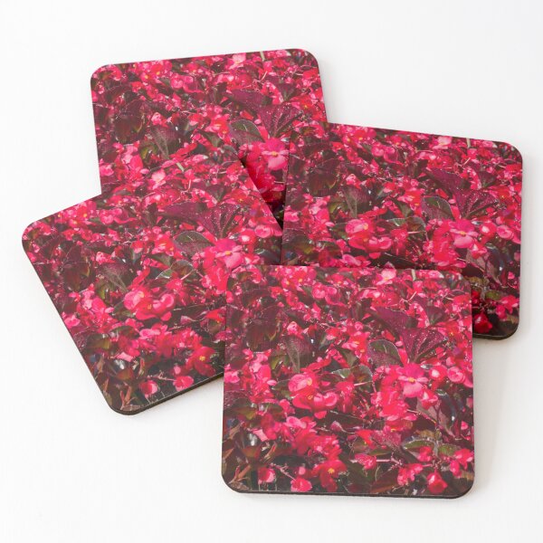 Item preview, red flower meadow with beautiful flowers designed and sold by moonaliara.
