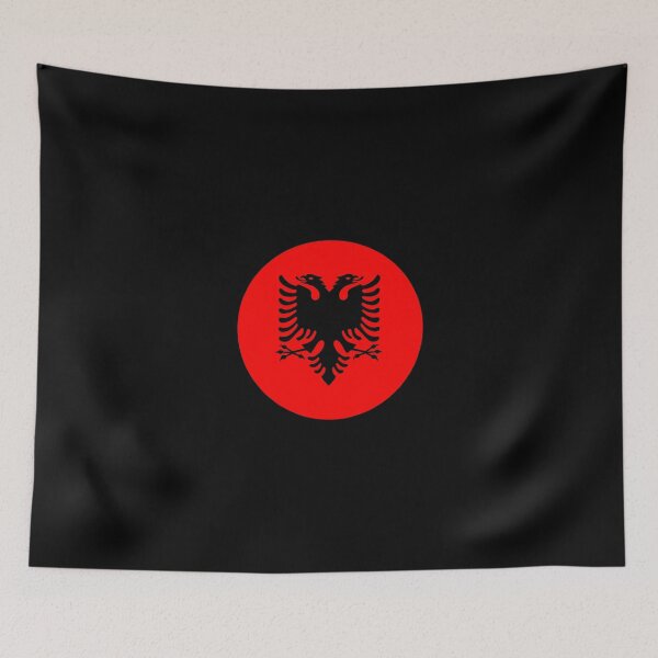 Item preview, Albania Albanian flag flag designed and sold by GeogDesigns.